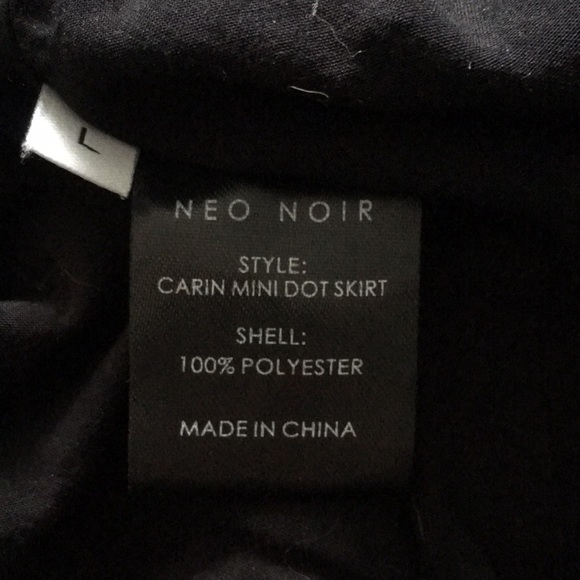 Mini dot (carin) skirt from NEO NOIR. - Picture 4 of 6